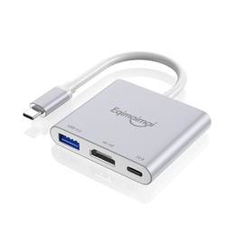 3in1 Powered USB hub，USB C to HDMI Adapter，USB to USB Adapter，USB C Adapter Multiport USB C Digital AV Converter with 4K hdmi Adapter+USB hub for Laptop/MacBook