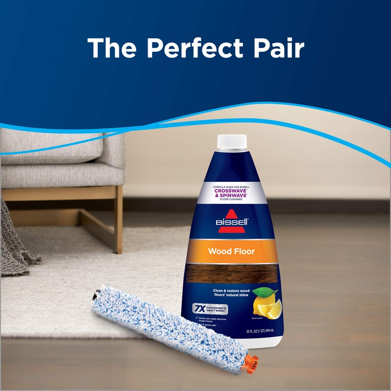 Bissell 1926 CrossWave Wood Floor Brush Roll, White