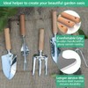 LeMotech Garden Tool Set,10 Pieces Heavy Duty Gardenting Tool Kit,