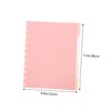 SEWACC 11hole Aesthetic Binder Dividers Tabs and Pockets for Notebooks