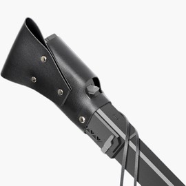 EVADA Spark Sword Sheath Holster, Toy Leather Case PU Material, Portable Adjustable Waist Strap Carrying Storage Bag, Fits Spark Sword Toys, Wearable Scabbard Cosplay Accessory, Black