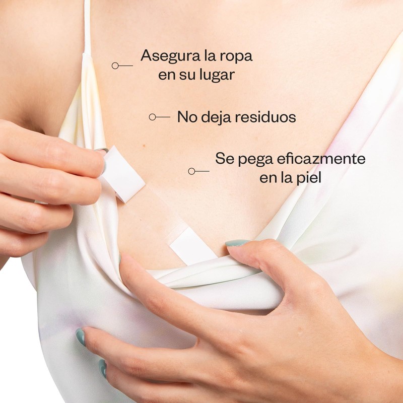 Ellaz Style Tape, Cinta Doble Cara Para Ropa y Escotes,