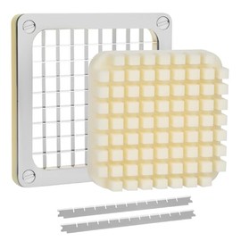 DEPFALL French Fry Cutter Replacement Blades, Professional Stainless Steel 3/8 Inch Potato Cutter Replacement Blade for Potatoes Carrots Cucumbers Vegetable (Silver)