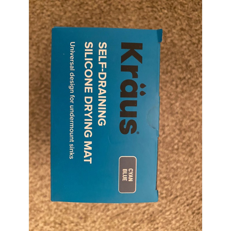 Kraus Self Draining Drying Mat 8 1/8” x 14 ¾”
