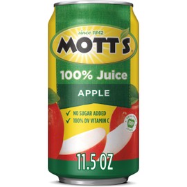 Mott's 100% Original Apple Juice, 11.5 fl oz can (Pack of 24)