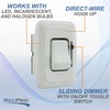 RecPro RV 12V DC Toggle Style Light Switch with High-Side