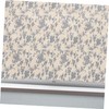 GRIRIW Short Flower Pattern Curtains for Windows Lightweight Privacy Drapes