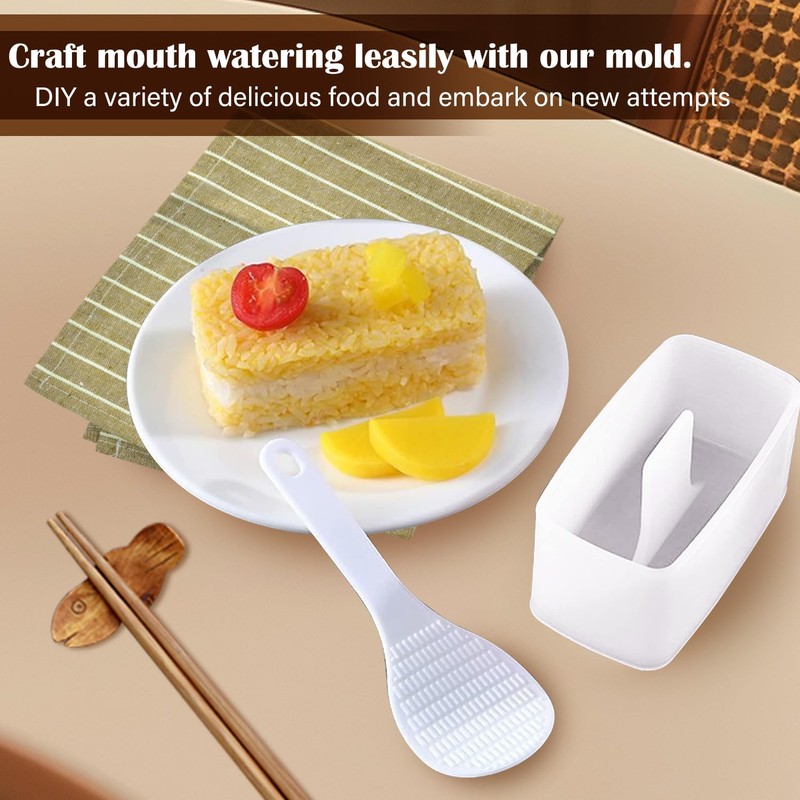 EKIND Sushi Mold Set for Rice Musubi Maker Press DIY