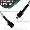 LycorTrade 25FT Pressure Washer Hose, 1/4'' Kink Resistant Power Washing