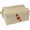 'Three Juicy Strawberries ' Canvas Wash Bag/Makeup Case (CS00043814)