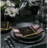 SietDESEO 50 PCS 3-ply 30th Birthday Scalloped Napkins Disposable 5
