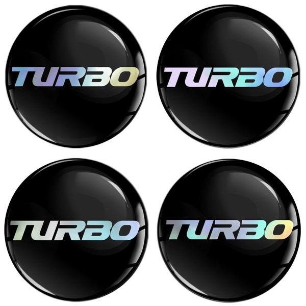 SkinoEu Set 4 x 50 mm Aufkleber für Radkappen Nabenkappen