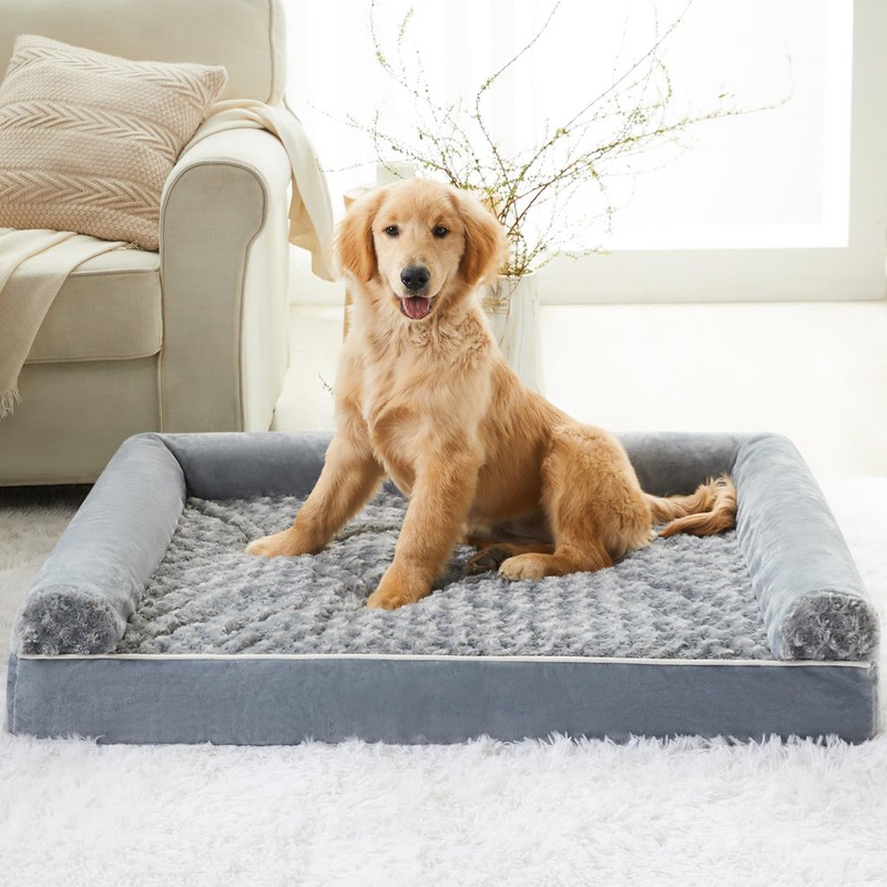 BFPETHOME Dog Beds for Large Dogs, Orthopedic Dog Bed for