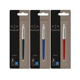Parker Jotter 3 Colours - 1 Black + 1 Blue + 1 Red Ballpoint Pen