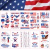 4th of July Temporary Tattoos America Flag Fake Tattoos Independence