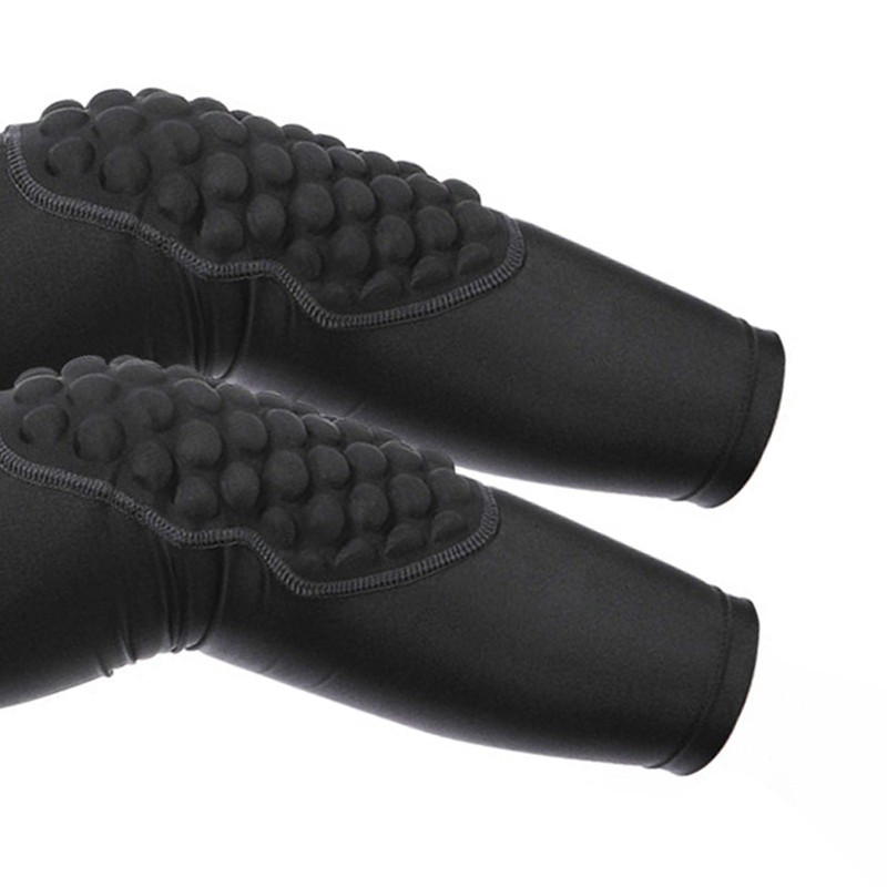 2 Pcs Kids Knee Pads Black Soft Breathable Lightweight Impact