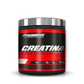 Creatina Monohidratada Black Diamond 400grs 80servicios Uva                                                                                           