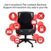 ObusForme Lowback Backrest Support – Lower Back Padded Seat Cushion