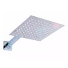IML Kit Regadera Cuadrada Lluvia Moderna Con Tubo 40cm Lujo