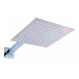 IML Kit Regadera Cuadrada Lluvia Moderna Con Tubo 40cm Lujo