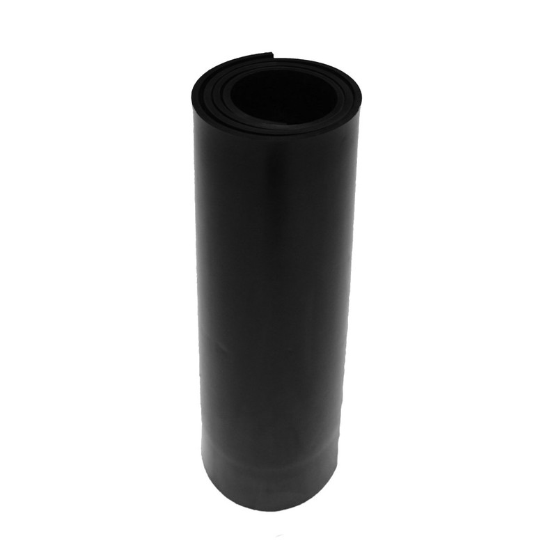 Herco 3/16" (0.1875 in.) Thick Black Viton FKM Fluoroelastomer Rubber