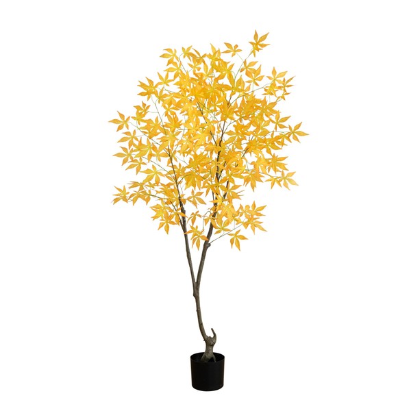 Nearly Natural 5ft. Autumn Maple Artificial Fall Tree