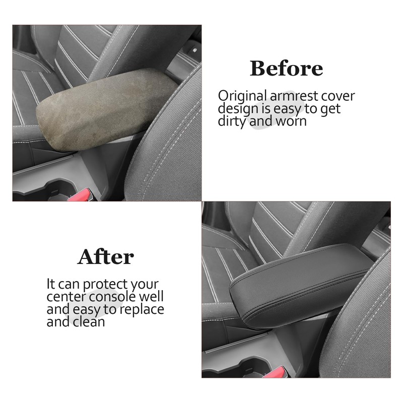 SKTU Armrest Cover Compatible with Dacia Sandero III Stepway Jogger