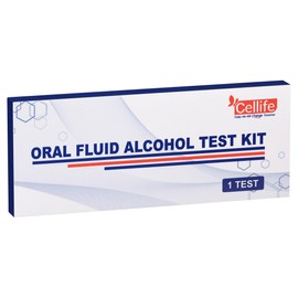 Cellife Oral Fluid Alcohol Test Kit | Rapid Results | Highly Sensitive | Convenient and Non-Invasive | 1 Pack