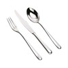 Alessi Caccia Dessertmesser 6 Stück Monoblock Edelstahl glänzend poliert