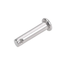 sourcing map Single Hole Clevis Pins - 6mm X 25mm Flat Head 304 Stainless Steel Link Hinge Pin