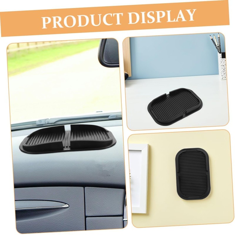 Car Dashboard Non-Slip Mat with Large Slot Phone Holder, Interior