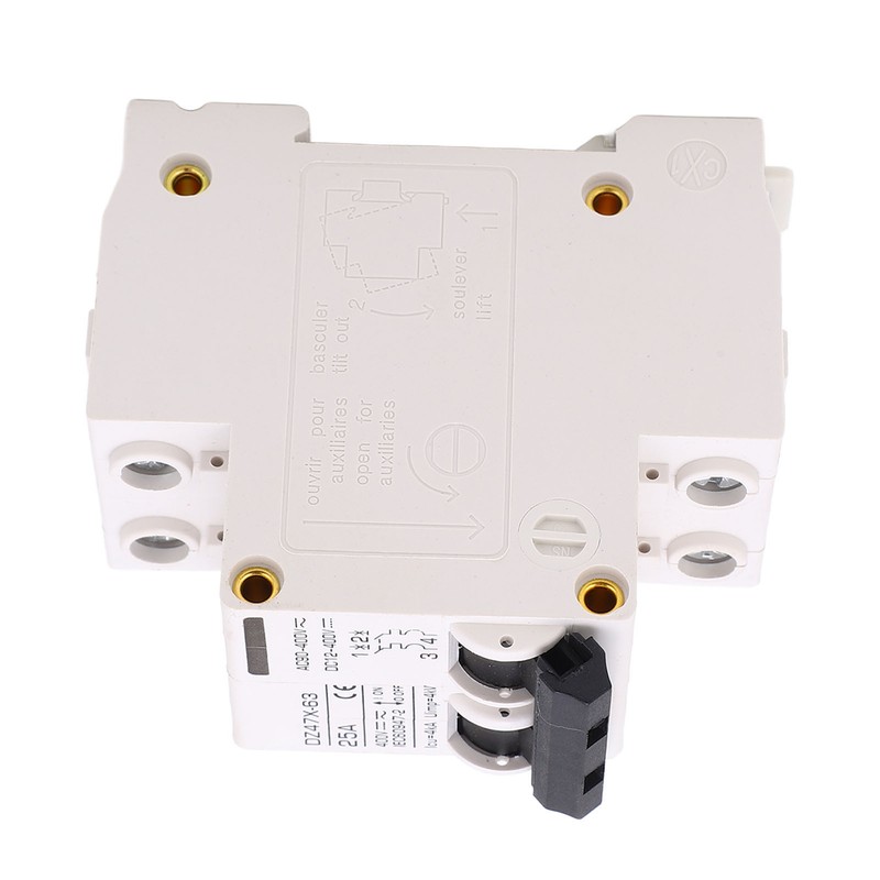 AC DC Miniature Circuit Breaker 2P 25A 400V DIN Rail