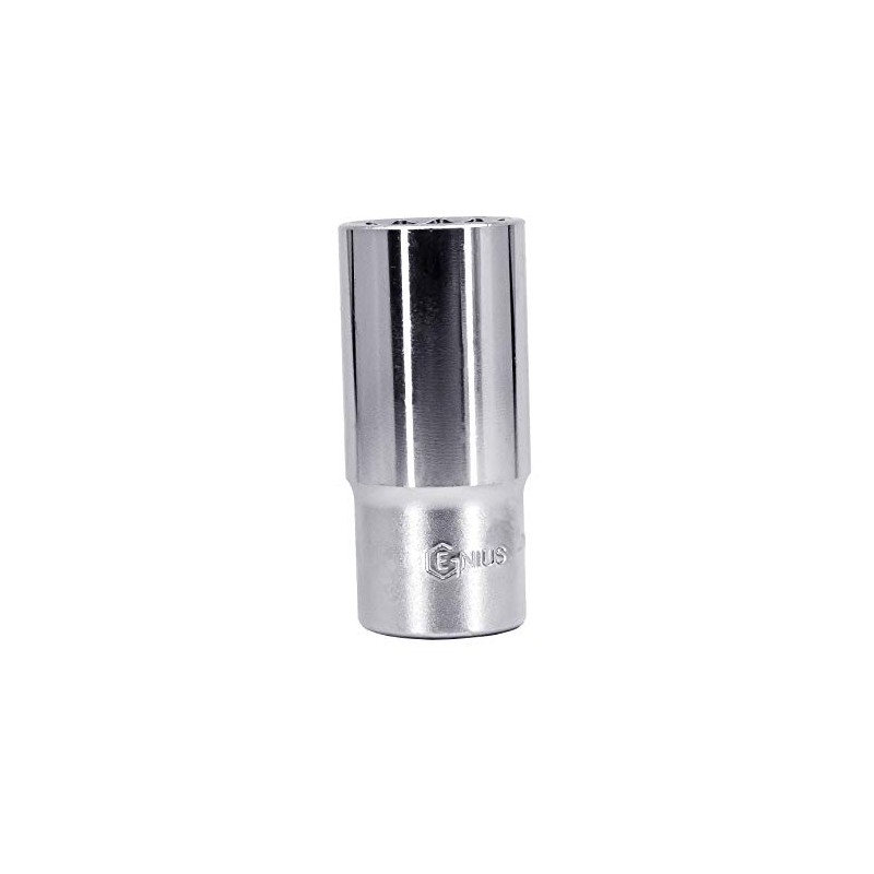 Genius Tools 437831 1/2" Dr. 31mm 12-pt. Deep Hand Socket