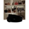 Hazzys (대전신세계)블랙 단색 H장식 소가죽 벨트 HJBE4F331BK Black Solid H-Embellished