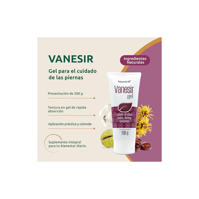 Gel Vanesir 200 gr. No Graso. Adulto. Biomiral