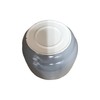 New 5" D Charcoal Gray Potbelly Shape Plant Planter Pot