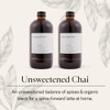 Dona Unsweetened Chai Concentrate (16oz Bottle Two Pack) Liquid Chai