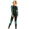 FEOYA Women Youth Thin Rash Guard Wetsuit Jacket with Zipper