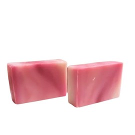 Candy Cane Handcrafted made with Organic Shea Butter Soap Bars, Natural Bath Soap, 4.8oz