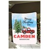 LongRelationship Plush Fleece Blanket 60x80 White Merry Christmas 2019 Camden