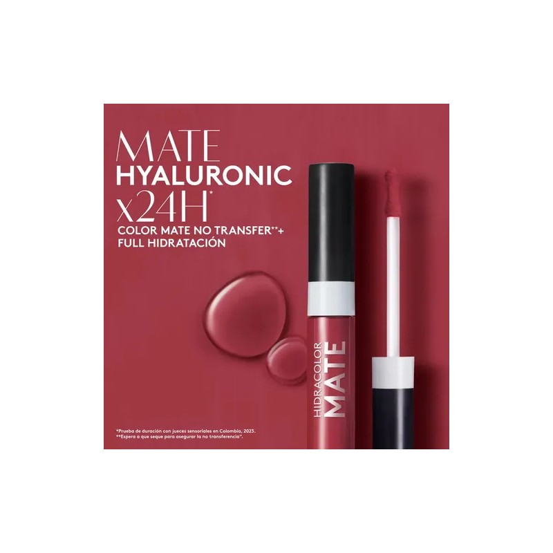 Labial Hidracolor Mate Esika Hidratacion 24 Hrs