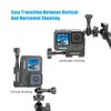 Forevercam Aluminum 90° Vertical Elbow Mount Adapter Compatible for Gopro