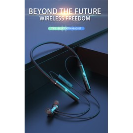 Wireless Earbuds Waterproof Sports Earphones Wireless 5.4 Noise-Cancelling Earbud Earphones (Black)