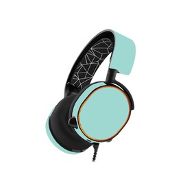 MightySkins Skin Compatible with SteelSeries Arctis 5 Gaming Headset - Solid Seafoam | Protective, Durable, and Unique Vinyl wrap Cover | Easy to Apply, Remove, and Change Styles | Made in The USA