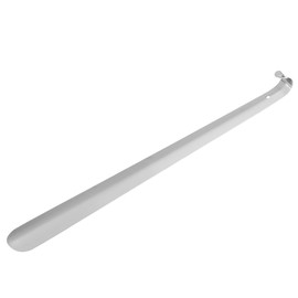 Xunn Stainless Steel Shoe Horn, Long Handled Shoe Horn Professional Solid Shoehorn, Anti Rusty Shoe Spoon Shoe Helper for Pregnant Woman, Seniors, Kids, Lazy Shoe Helper for Boots, High Heels