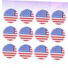 IWOWHERO 12pcs Flag Cloth Patches Stickers Embroidery DIY Patches for