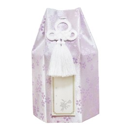 Hand 供養 Covers Bag Only Cremation Urn 3 Dimension 金糸 Sakura Purple