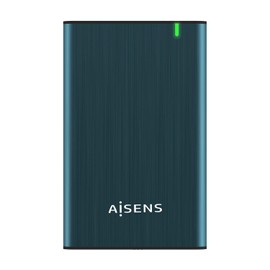 AISENS - ASE-2525PB - External Hard Drive Enclosure for 2.5" SATA A USB 2.0/USB 3.0/USB 3.1 GEN1, Pacific Blue