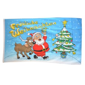 Flaggenfritze® Flag Merry Christmas 90 x 150 cm