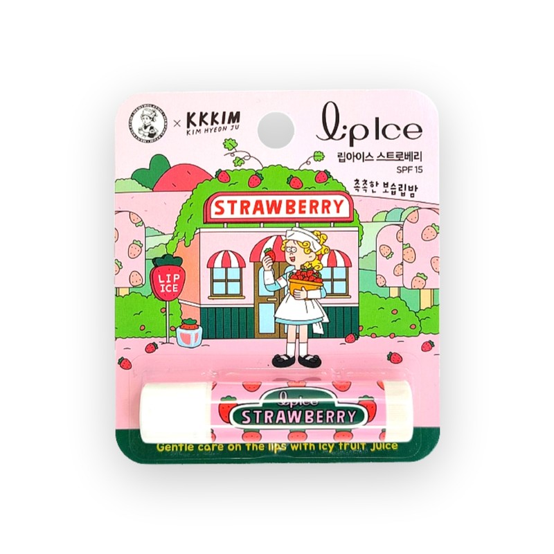 Mentholatum KKKIM Collaboration Lip Balm Lip Ice Strawberry 5pcs /